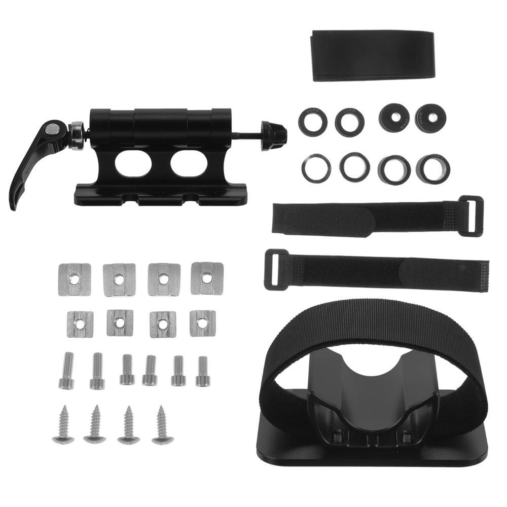 Aluminum Alloy Bike Mount Bracket Black Multifunctional Car and Bike Fork Holder Secure Transport