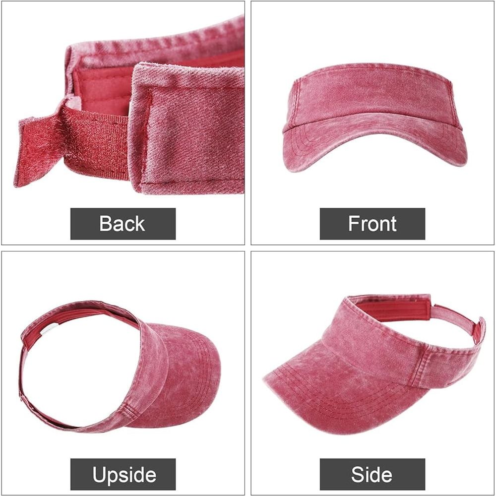 Outdoor Sports Vintage Sun Visor Hat Caps for Golf Baseball Tennis - Women and Men