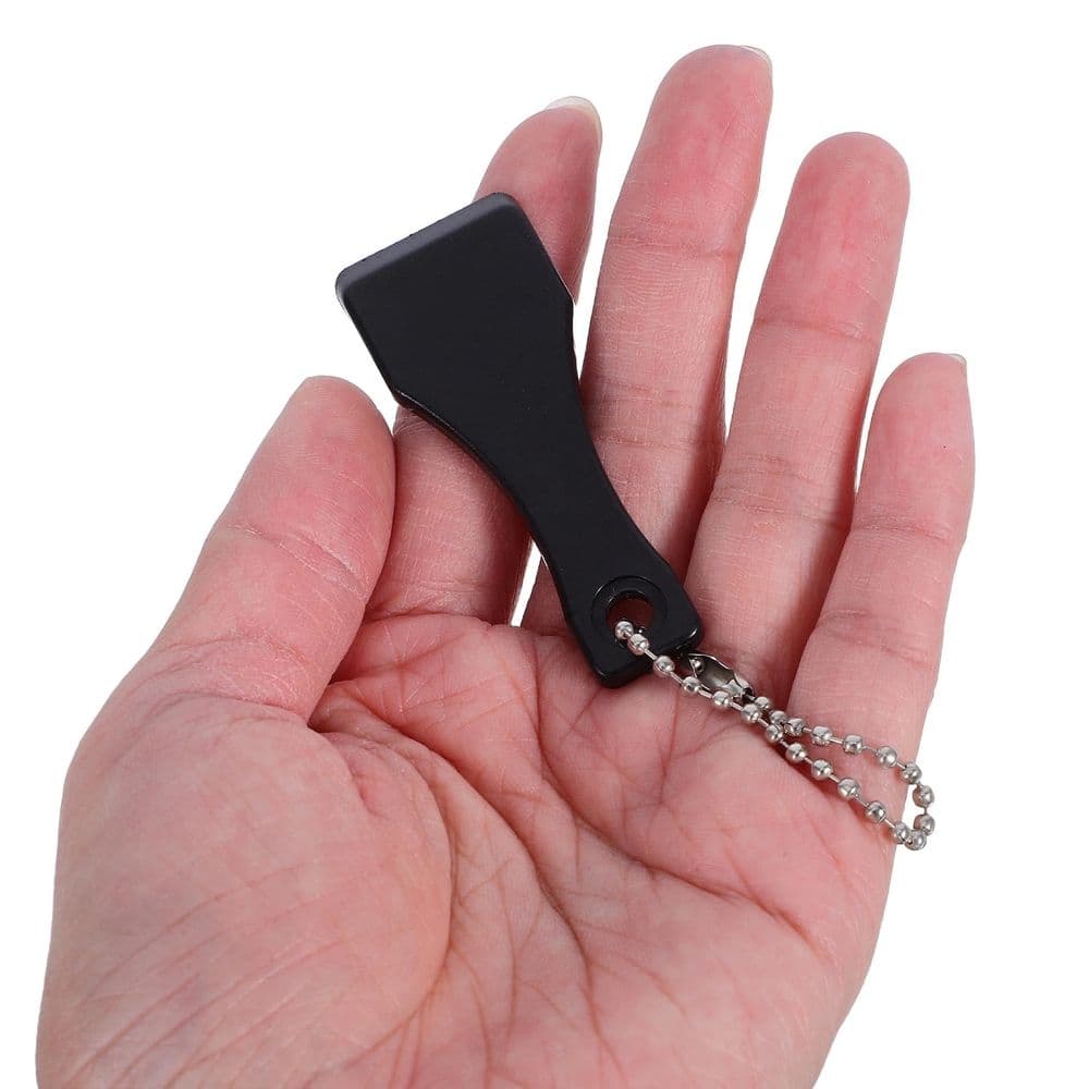 Lotto Scratcher Tool Plastic Scoop Shape Black 20 Piece