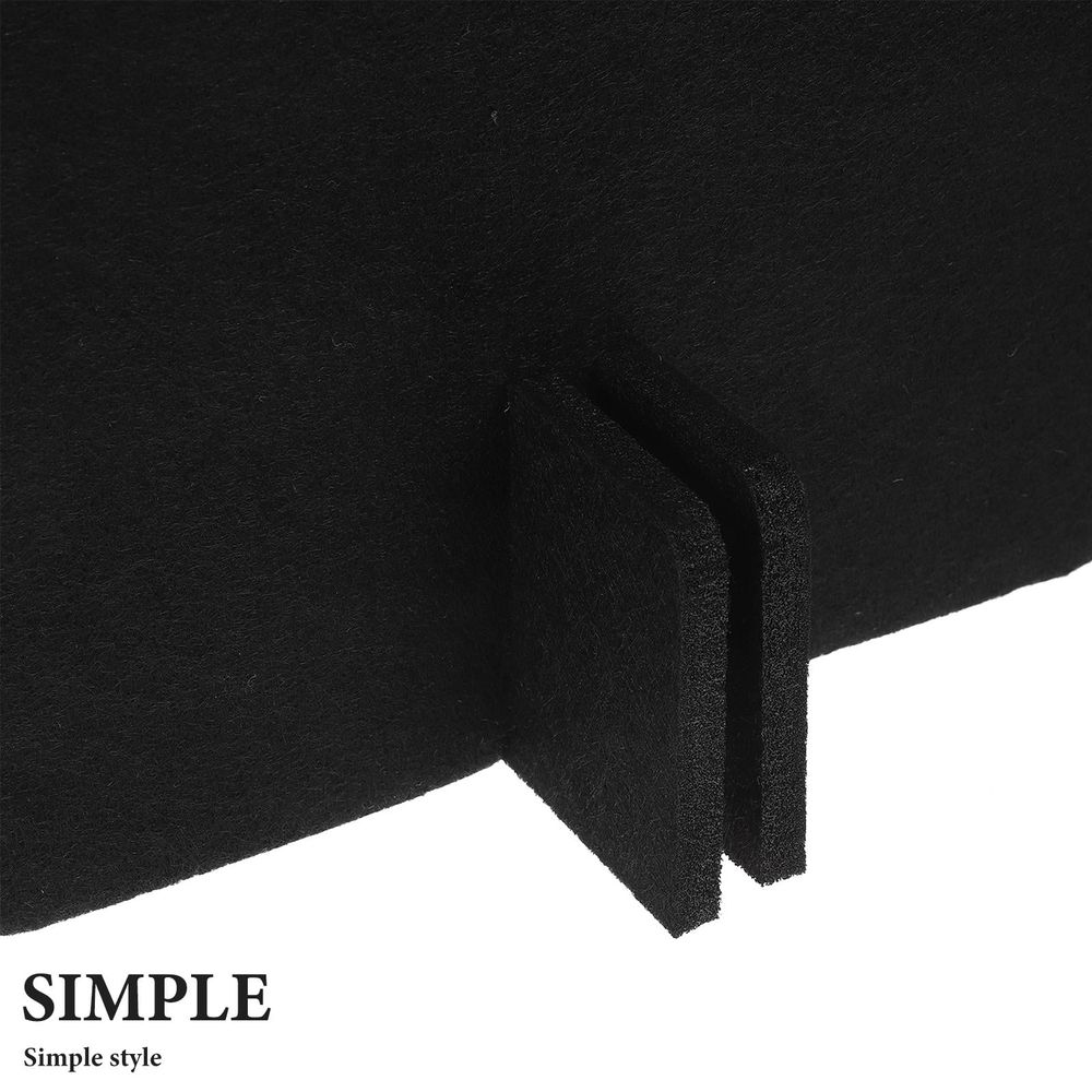 4Pcs Desk Partition Panel with Felt Material Noise Absorbing Home Workspace Divider