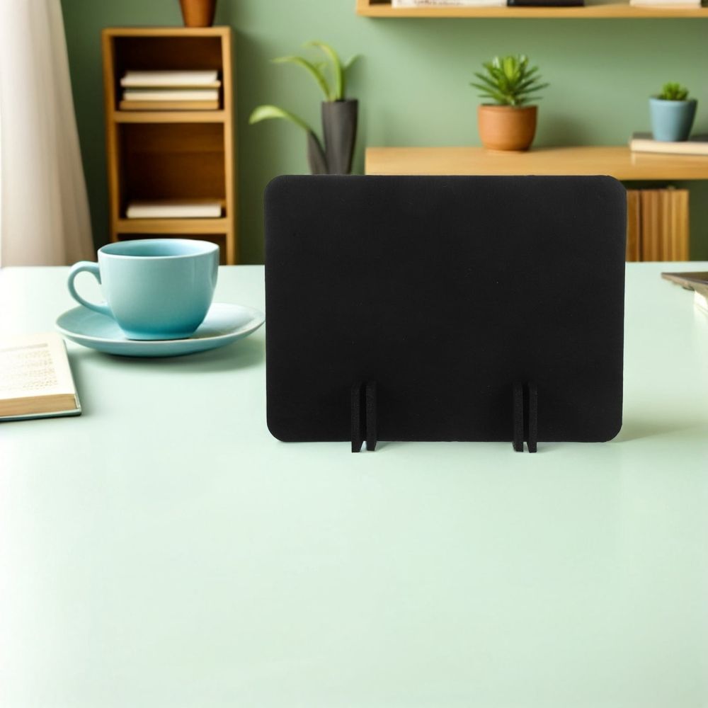 4Pcs Desk Partition Panel with Felt Material Noise Absorbing Home Workspace Divider