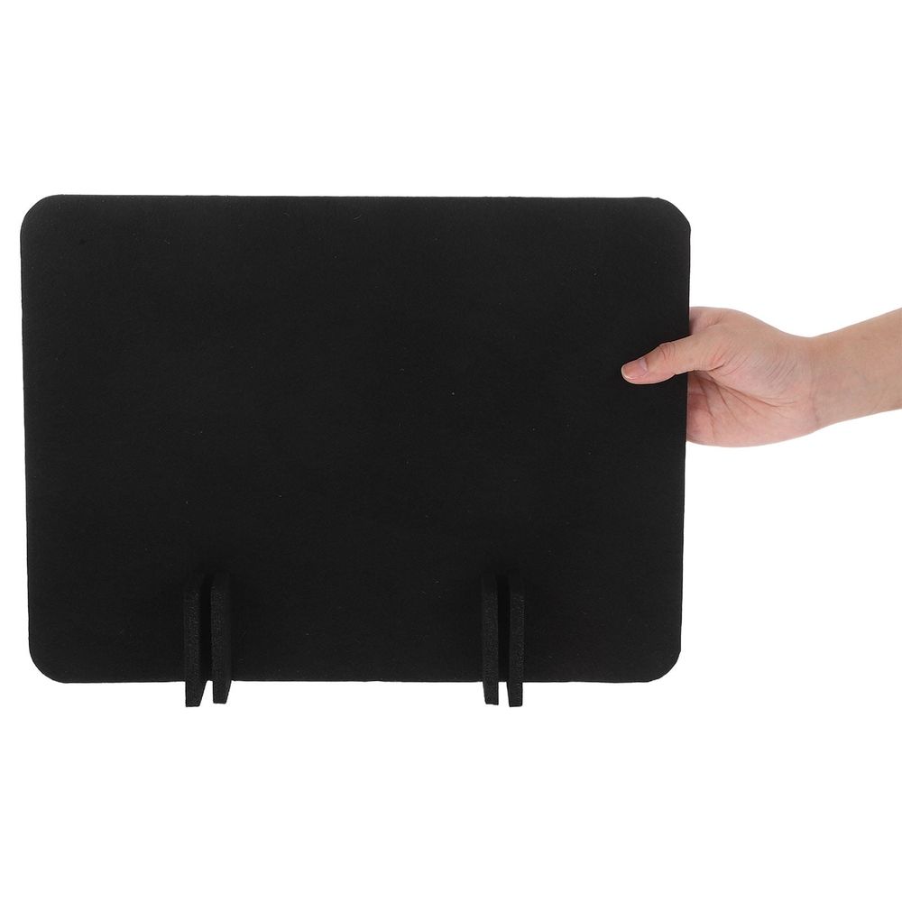 4Pcs Desk Partition Panel with Felt Material Noise Absorbing Home Workspace Divider