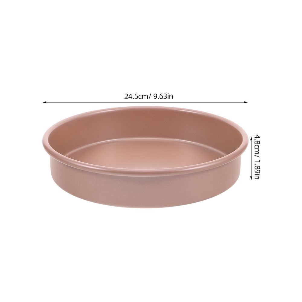 Nonstick Round Baking Pans Carbon Steel Bakeware for Home Kitchen Versatile Use