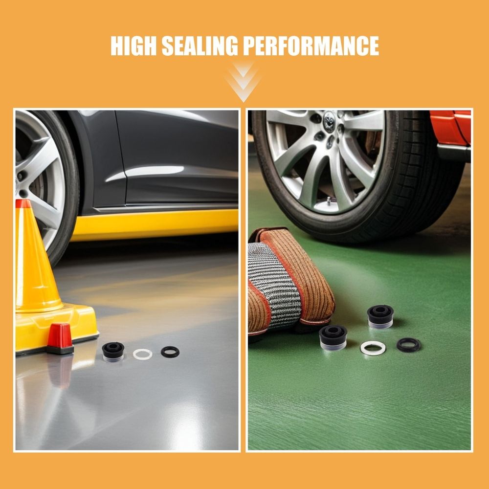 40Pcs Universal Floor Jack Repair Seal Kit Easy Install Rubber Gaskets for Hydraulic Jack Use