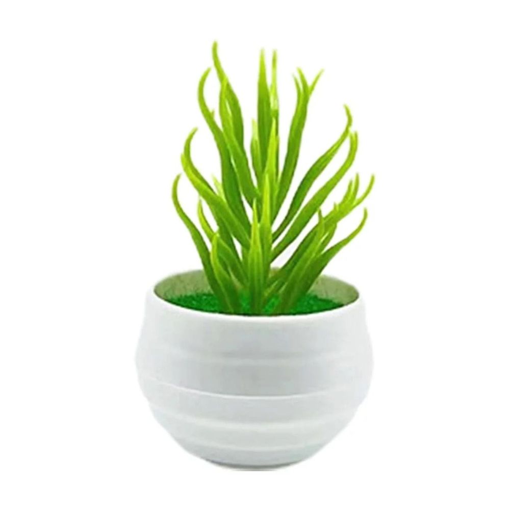 6-Pack Artificial Succulent Plants with Pots - Small Indoor Succulents for Windowsills, Bedroom, Desk, and Bathroom Home Decor | Gift for Plant Lovers Green