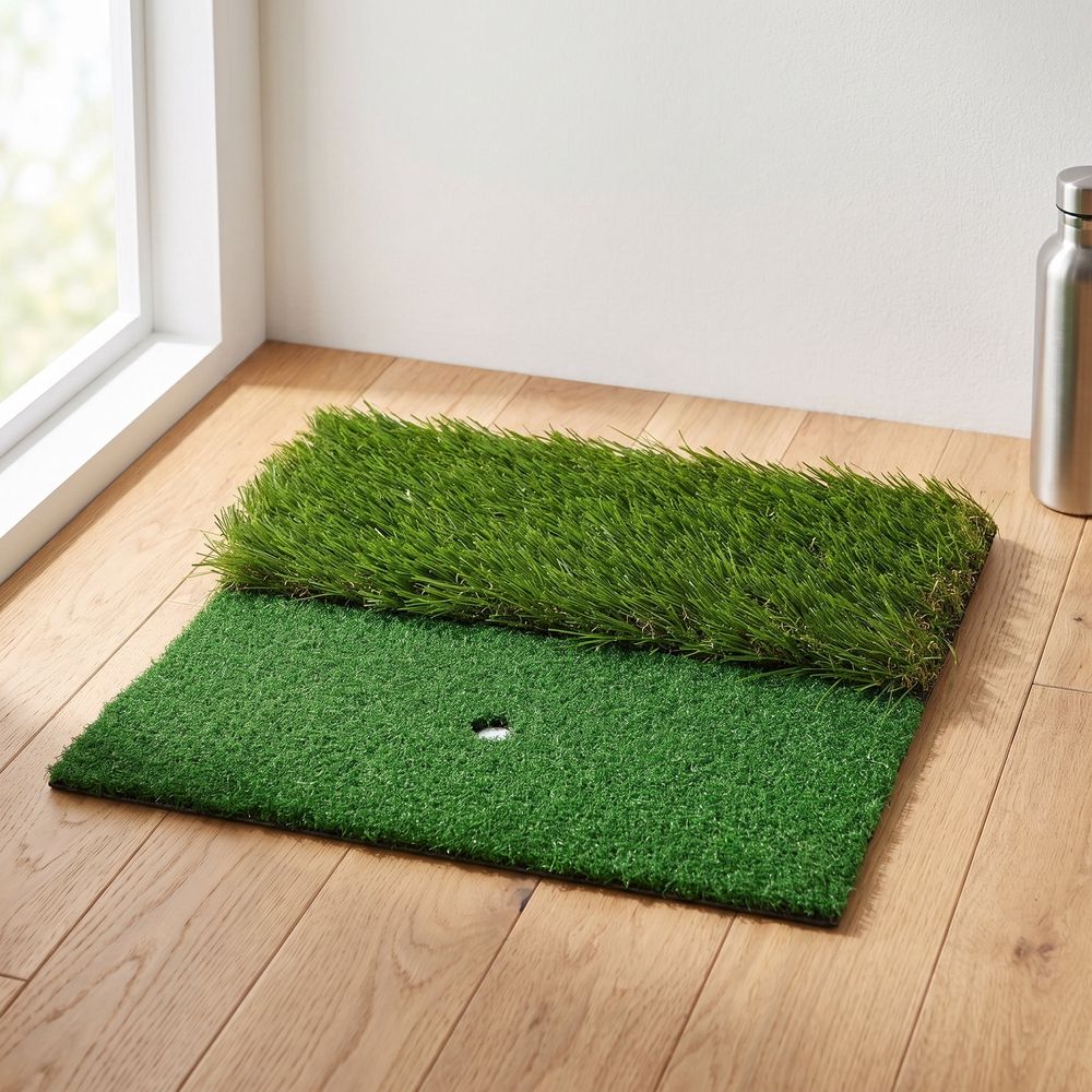 Golf Practice Mat for Outdoor Use, Hitting Pad Accessory Ideal for Beginners and Professional Golfers
