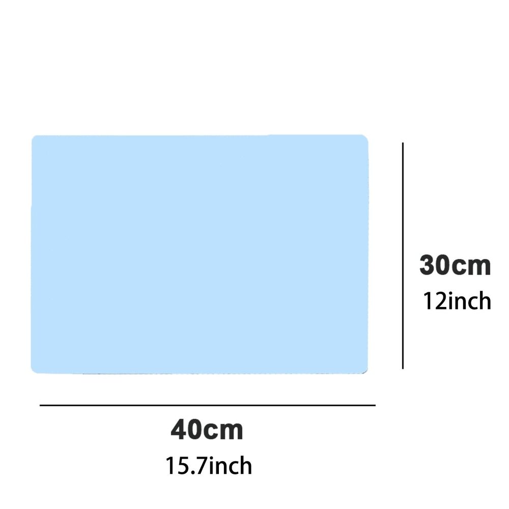 Silicone Mats for Kitchen Counter, Non-Stick Silicone Baking Mat, 15.7*12 inch Thick Large Silicone Mat, Nonskid Heat Resistant Desk Saver Pad, Dishwasher Safe