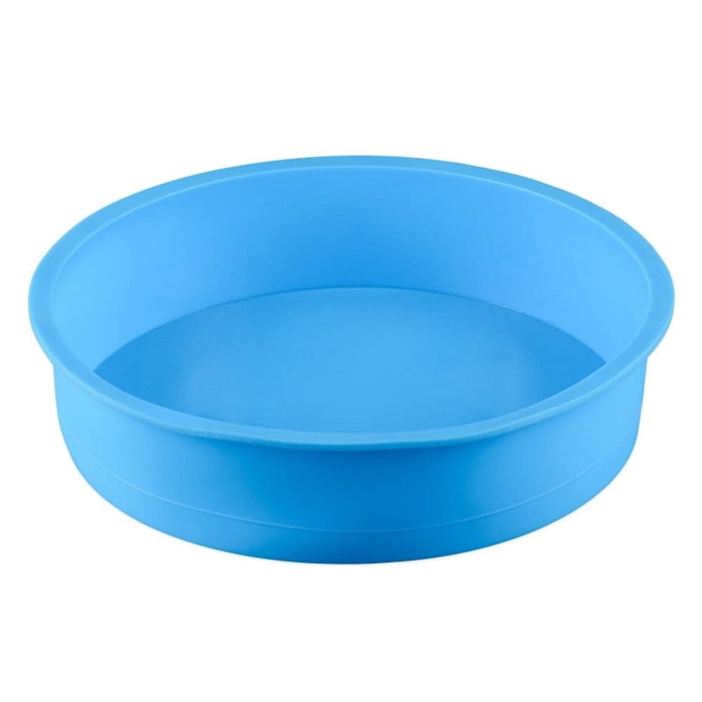 6-Inch Round Silicone Cake Pan Non-Stick Bakeware Mold for Baking Cakes, Desserts, Pastries - , Flexible, Random Color