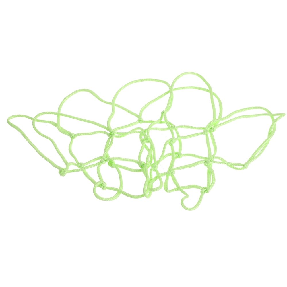 Green Nylon Basketball Net, Easy Install Replacement Hoop Net for Indoor and Outdoor Sports Use