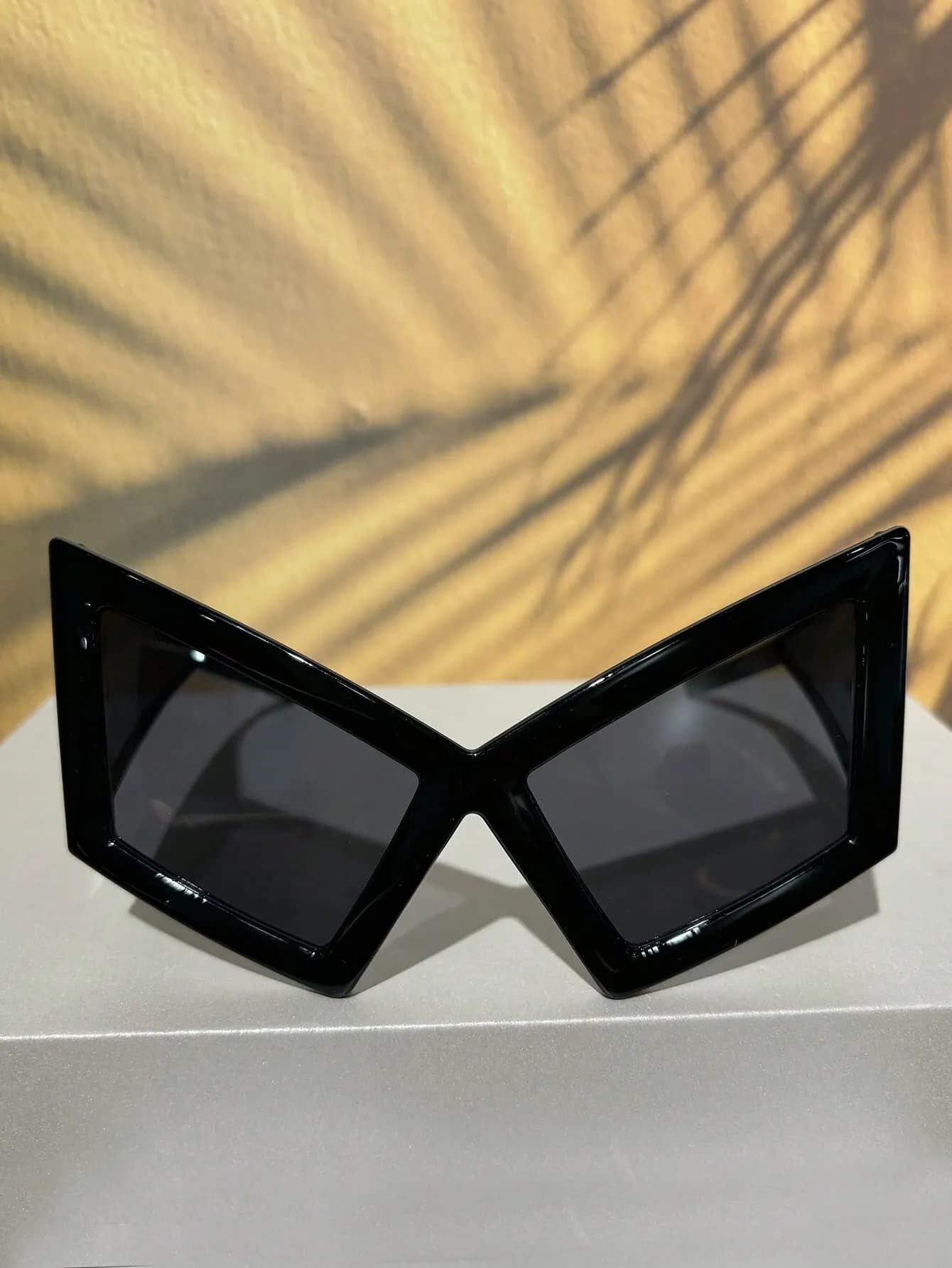 Cat Eye Sunglasses Oversized Retro Rose Red Stylish Glasses