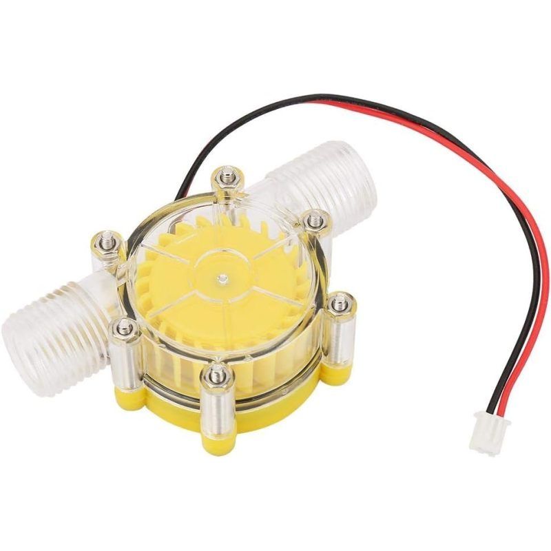 Micro Hydro Turbine, F50 Regulated DC Micro Hydroelectric Generator DC Water Flow Pump Turbine Power Energy Generator(5V)