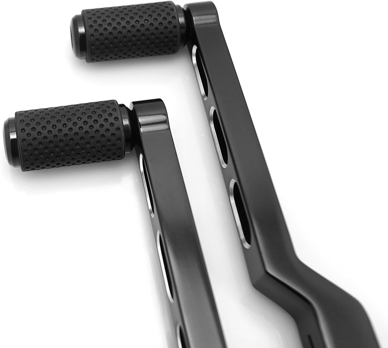Motorcycle Heel Toe Shift Lever Brake Pedals, Shift Peg for Harley Davidson levers Shifter Levers (Black )