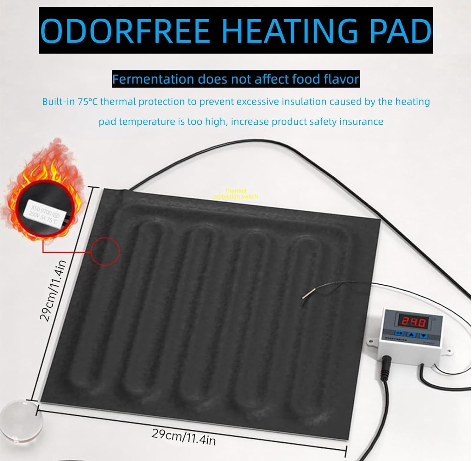 Dough Proofing Box, Versatile Dough Proofer with Precise Temperature Control for Baking & Fermentation for Making Bread, Yogurt