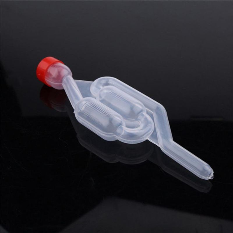 Shape Twin Bubble Airlock, One Way Exhaust Valve Bubble Airlock Homebrew Fermentation for Wine Beer Making