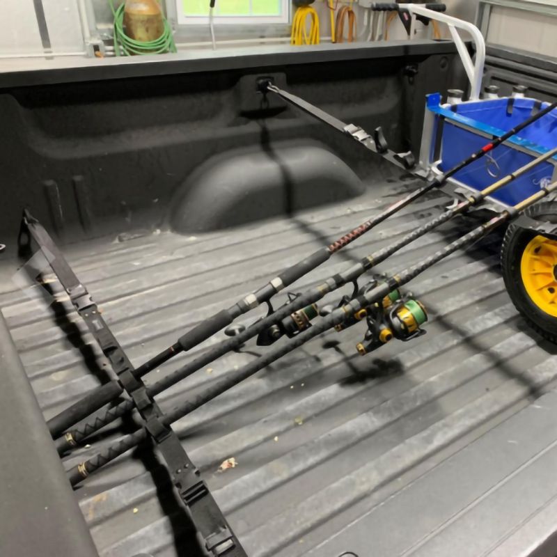 Fishing VRC Vehicle Rod Carrier, Car Adjustable Fishing Rod Holder, Combined Fishing Rod Bracket, Vehicle Fishing Pole Storage Rack