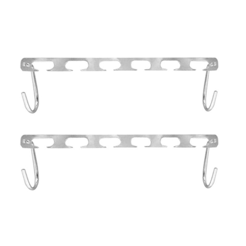 Space Saving Hangers Metal Hanger Magic Cascading Hanger Closet Clothes Organizer Multi functional folding clothes hanger(4 Pack)