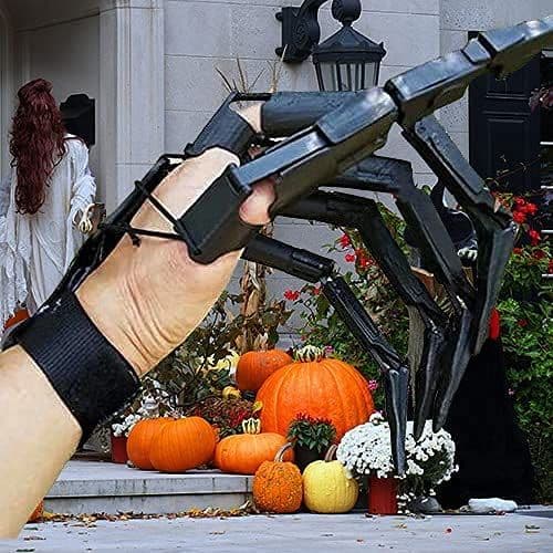 Halloween Articulated Fingers,Articulated Finger Extensions with Flexible Joints,Claw Gloves for Party Dress Cosplay Costume Props