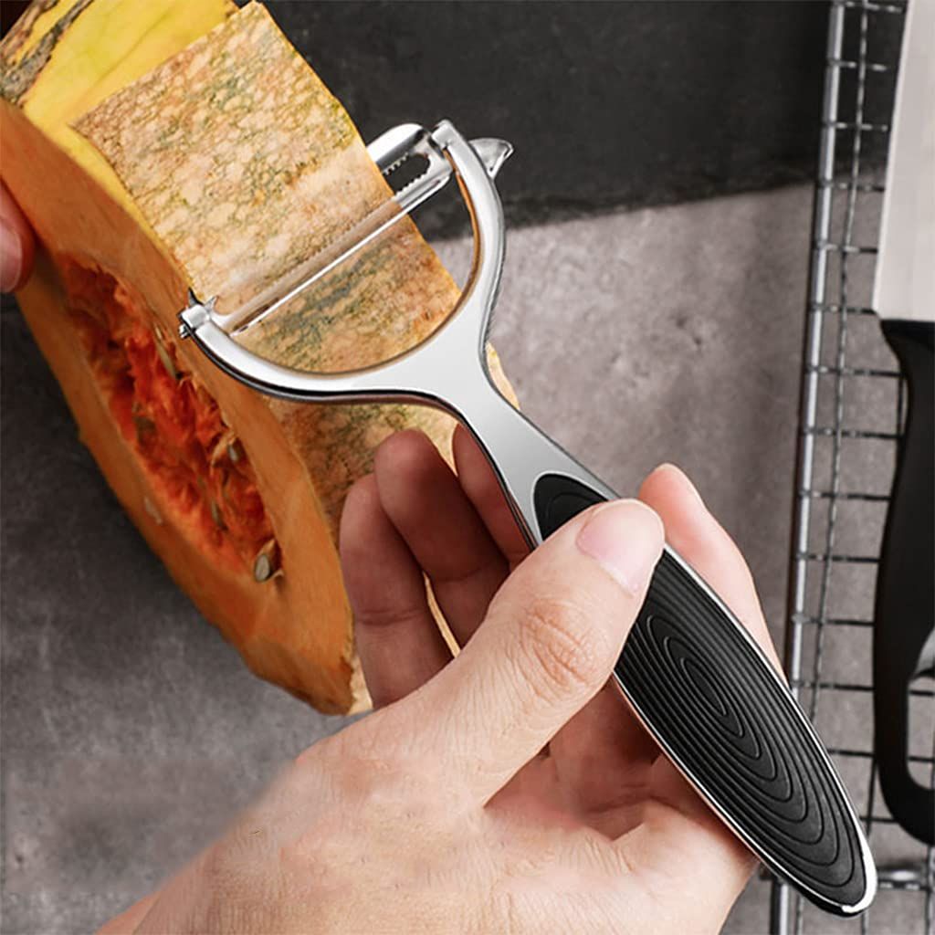 Skin-Peeler,Stainless Steel Multifunctional Vegetable Peeler Household Potato Peeling Knife Peeler Kitchen Fruit Knife Artifact