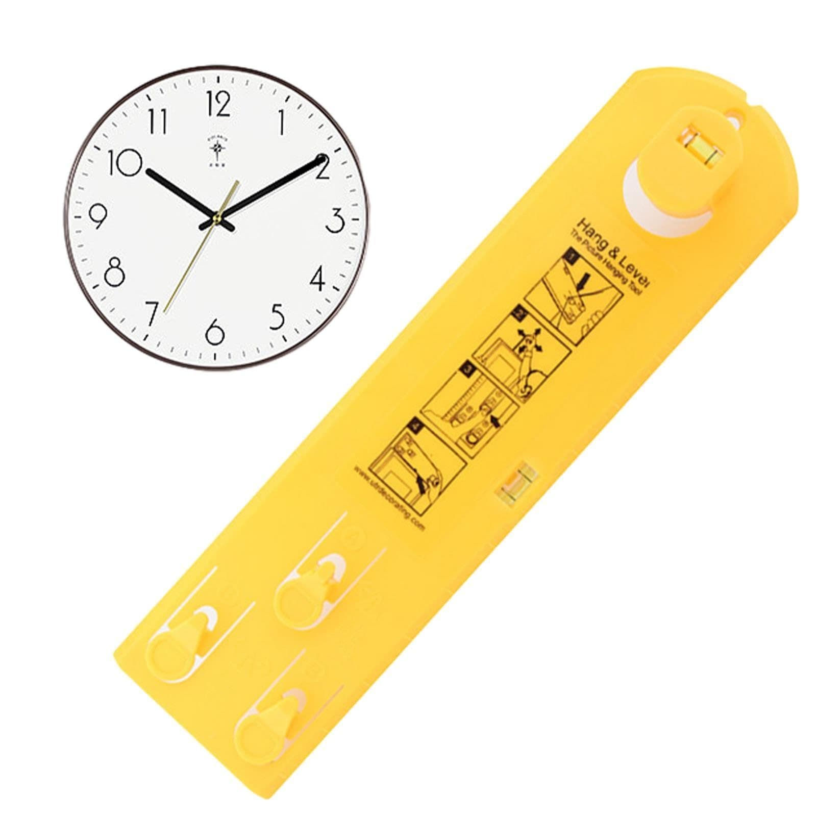 Picture Hanging Tool with Level Easy Frame Hanger for Wall Art Clocks Mirrors Photos