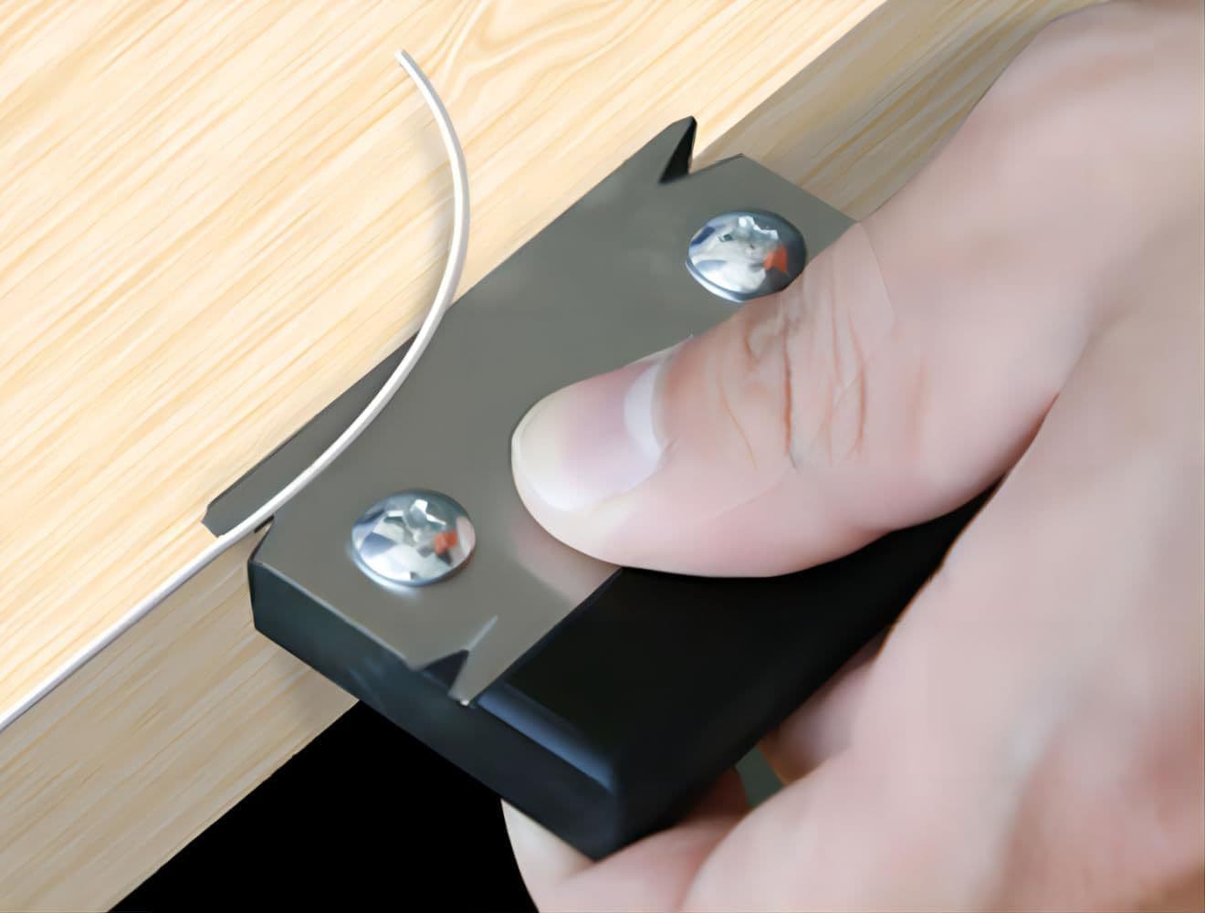 Woodworking Edge Trimmer Hand Planer High Carbon Steel Portable Design for Burrs Edge Corner Planer Wood Chamfering Fillet Scraper