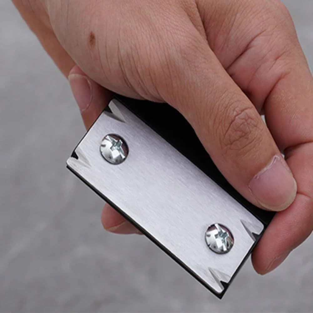 Woodworking Edge Trimmer Hand Planer High Carbon Steel Portable Design for Burrs Edge Corner Planer Wood Chamfering Fillet Scraper