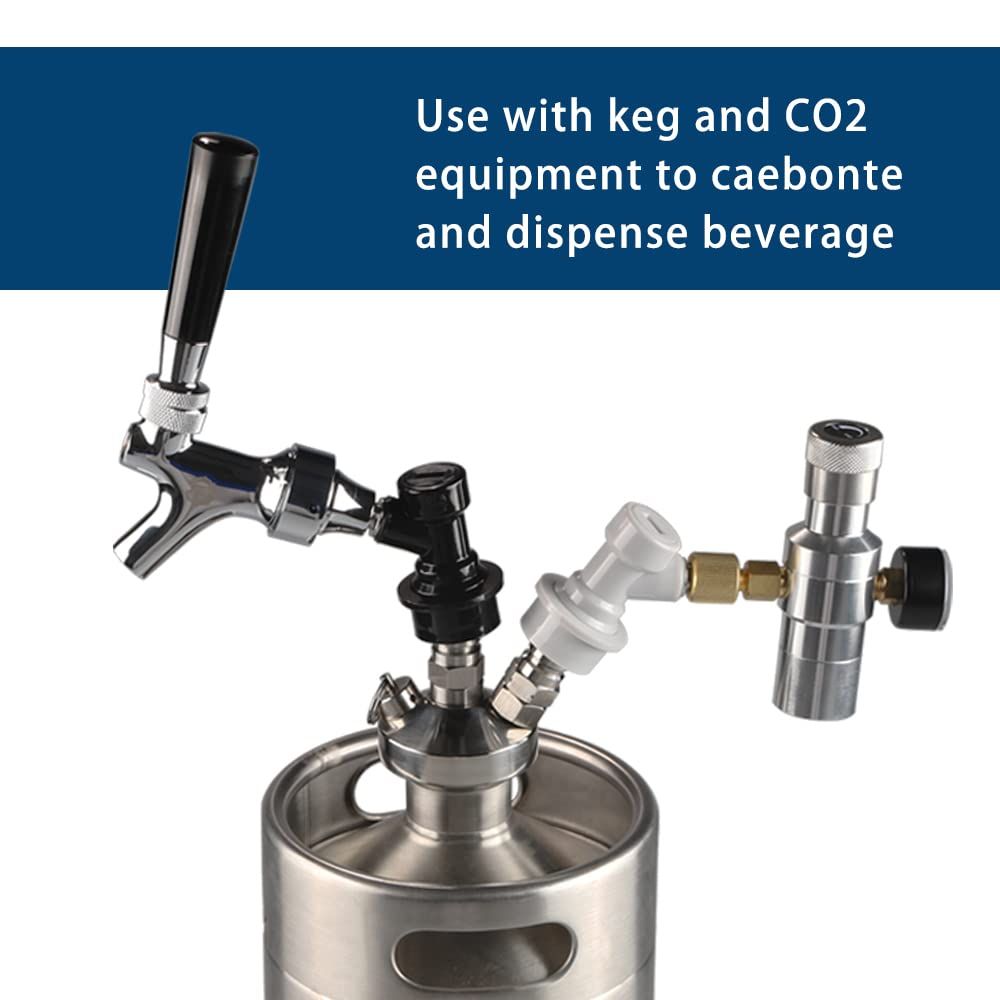 Stainless Steel Stem Beer keg Tap Faucet with Ball Lock disconnect chromed body Serving Beverages at Festivals, Picnics