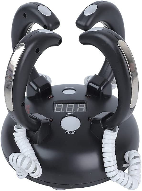 Electric Shocking Lie Detector, Electric Shock Reaction Toy Shock Game Console Funny Shot Roulette Game Lie Detector for Games