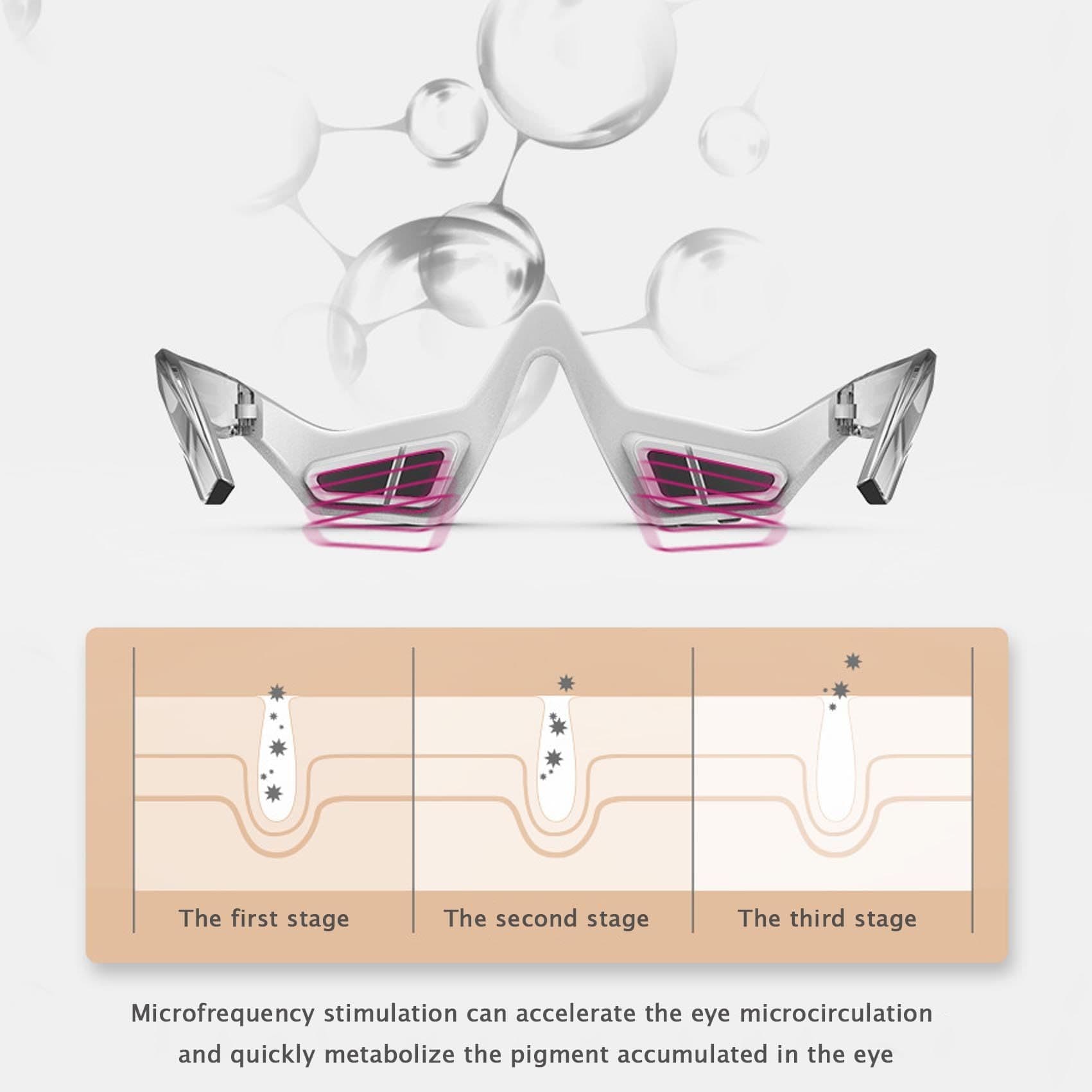 Eye Massager Vibration Eye Care Device Reduces Puffiness Dark Circles and Eye Bags