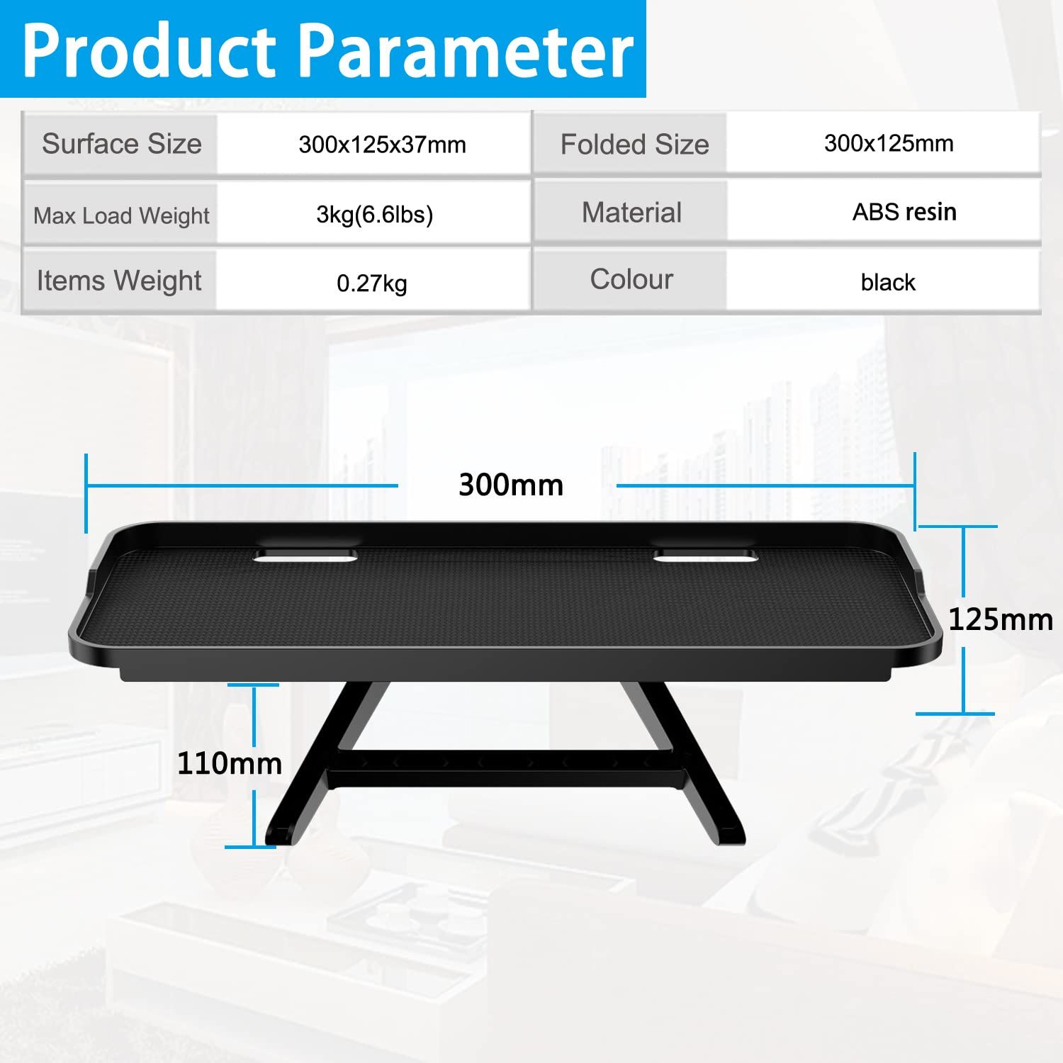 TV Top Screen Shelf Adjustable Computer Monitor Shelf Storage Bracket Mount Hold Cable Media Box, Game Console,WiFi Router, Plants