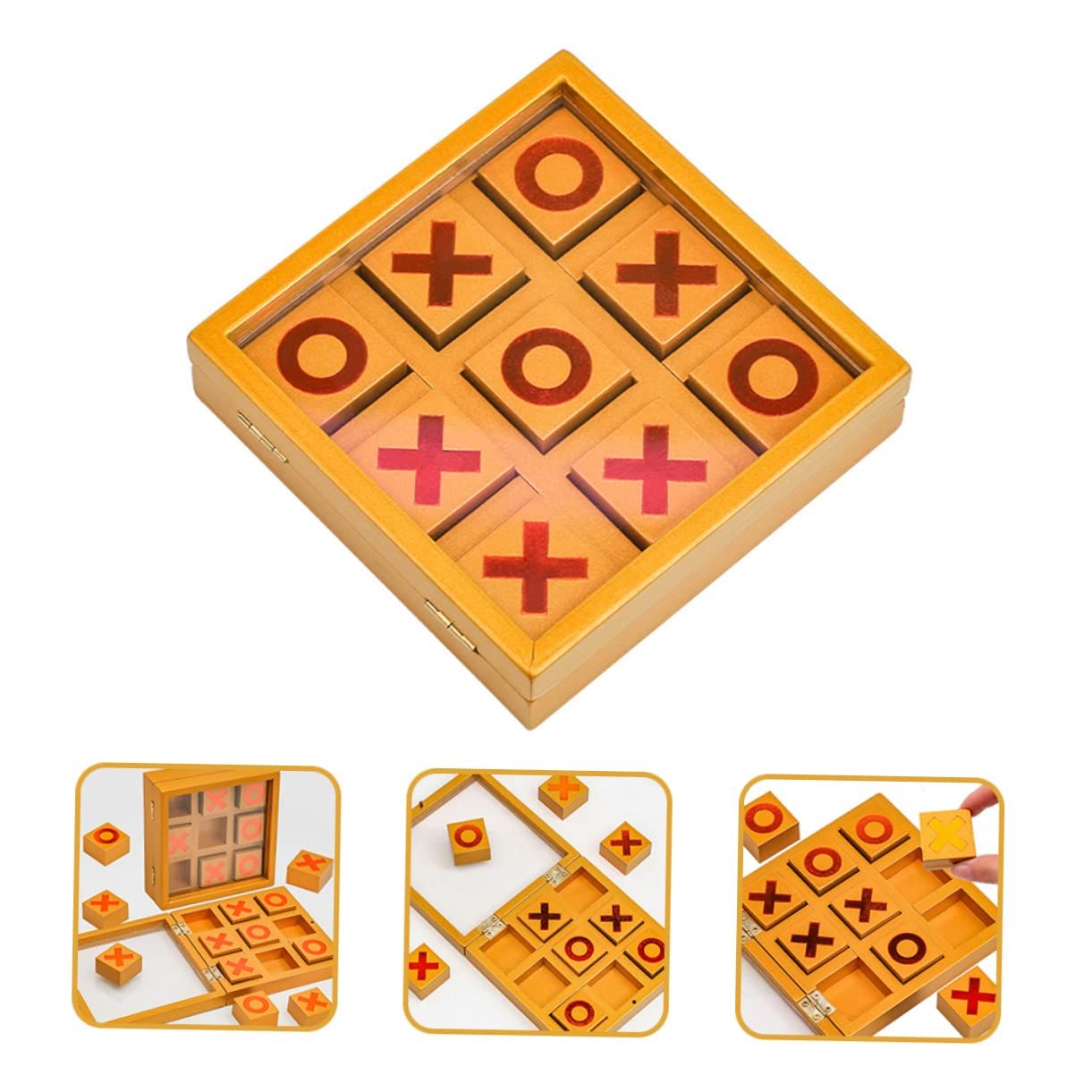 Toe Interactive Foldable Chess Board Coffee Table Game Board Game Toys Chess Board for Wooden Chess Board Party Chess