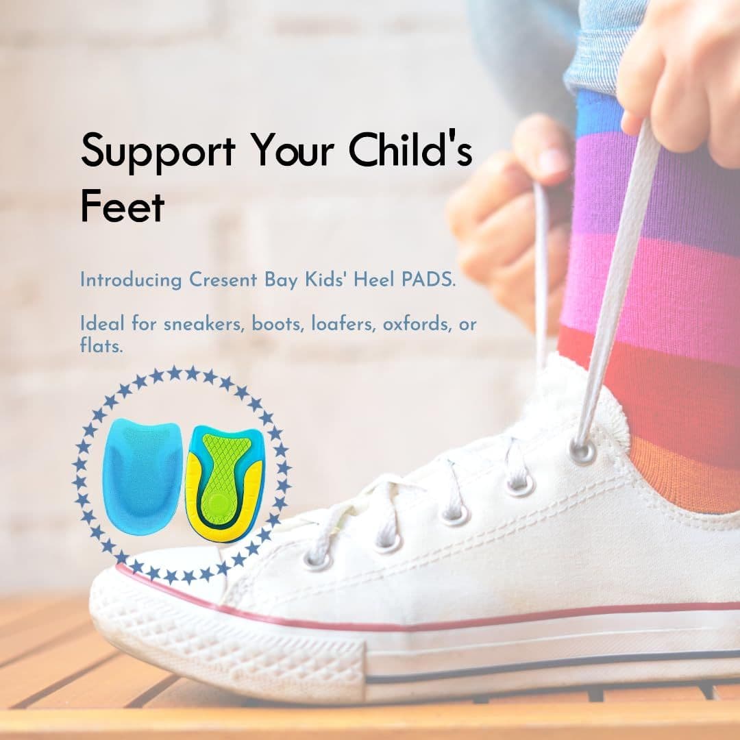 Heel Pads Gel Comfort for Kids Targeted Relief Small Green