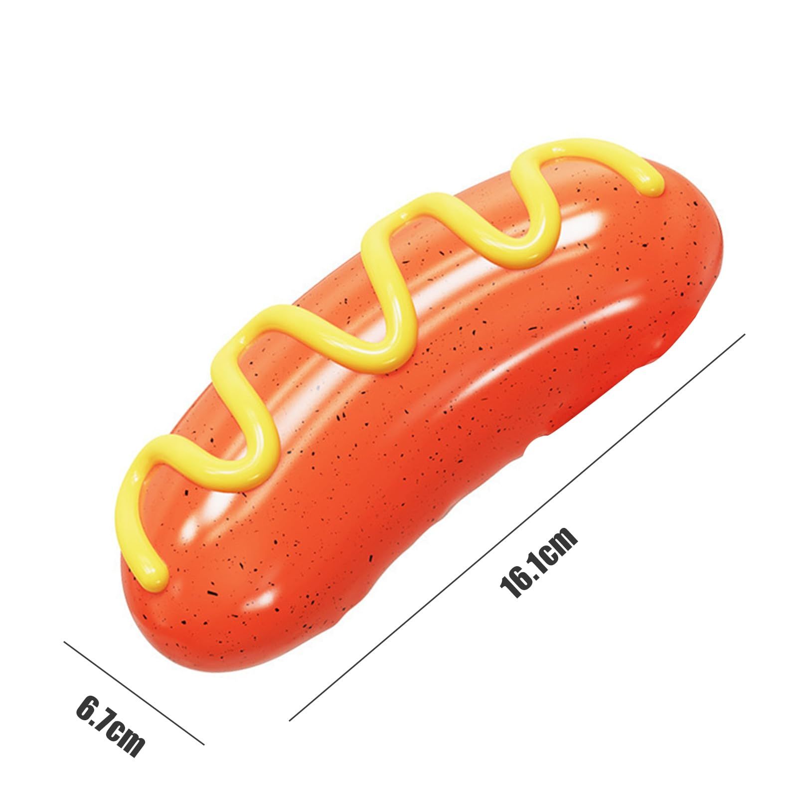 Dog Chew Toys, Indestructible Dog Squeaky Toys for Aggressive Chewers, Creative Sausage Shape Pet Dog Chewing Toy, Interactive