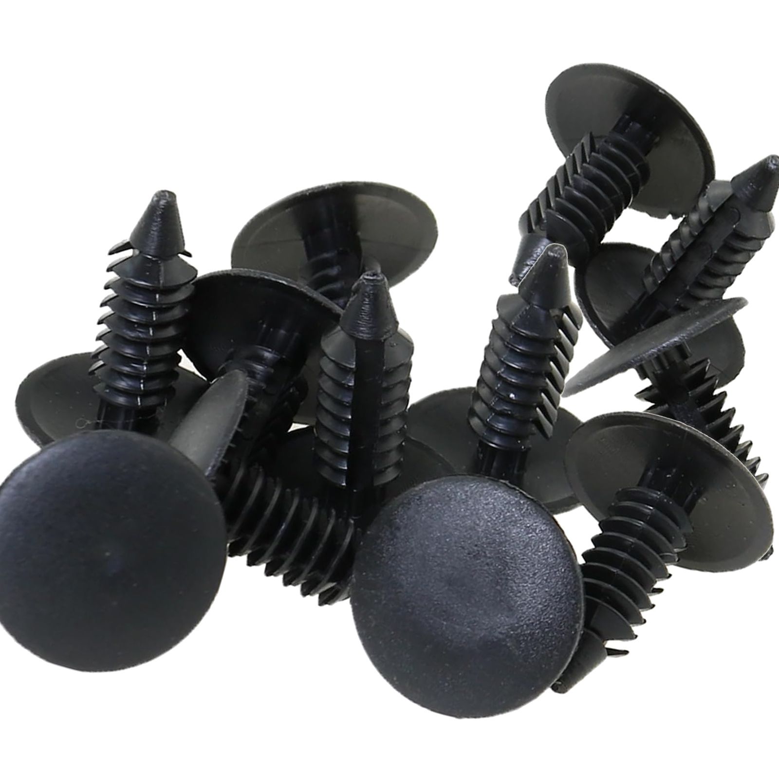 100pcs Hole Push Retainer Bumper Fender Shield Clips, Automotive Plastic Push Pins Bumper Clips, Car Plastic Rivets Retainers Screw.