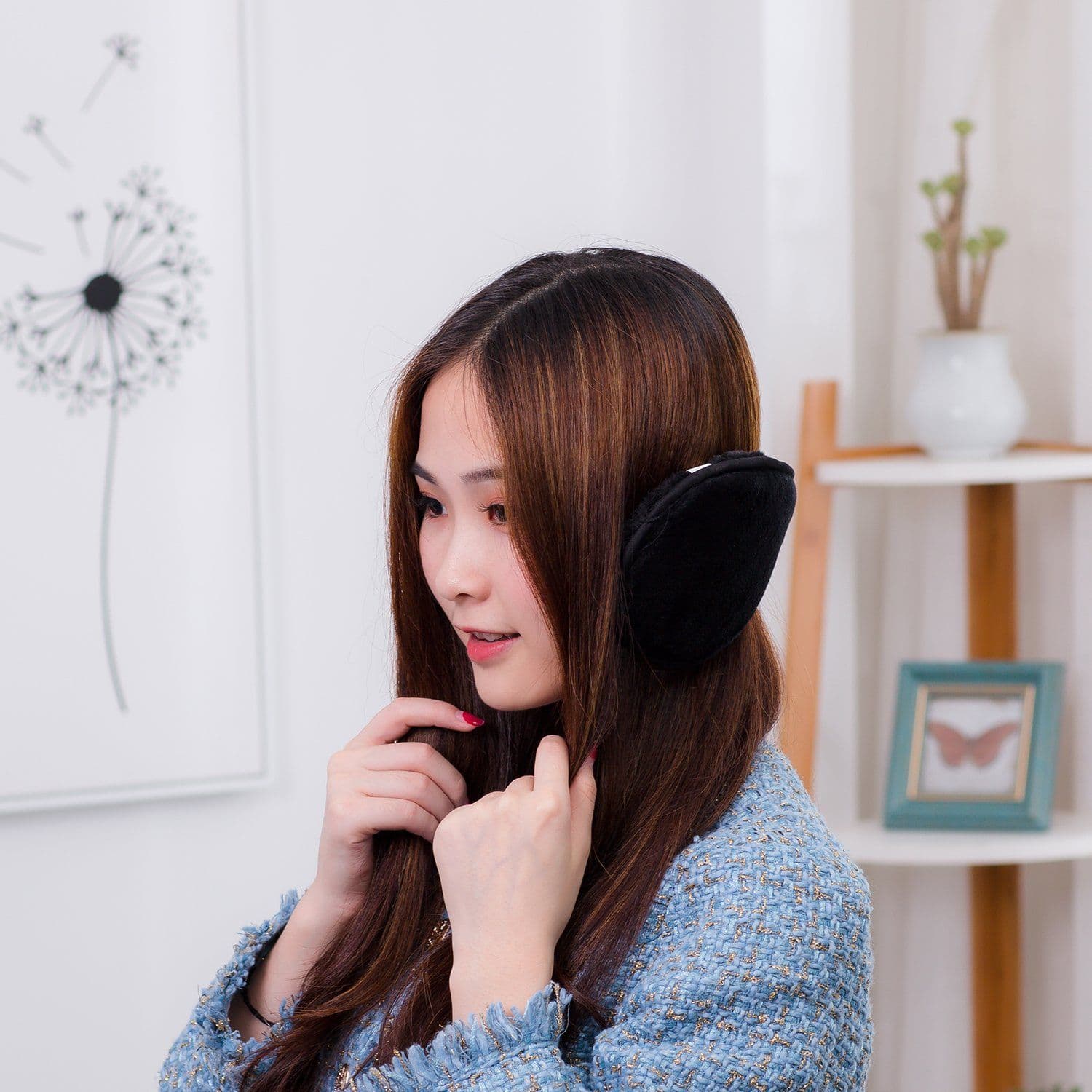 Earmuffs Unisex Classic Fleece Winter Accessory Portable Soft Warm Durable