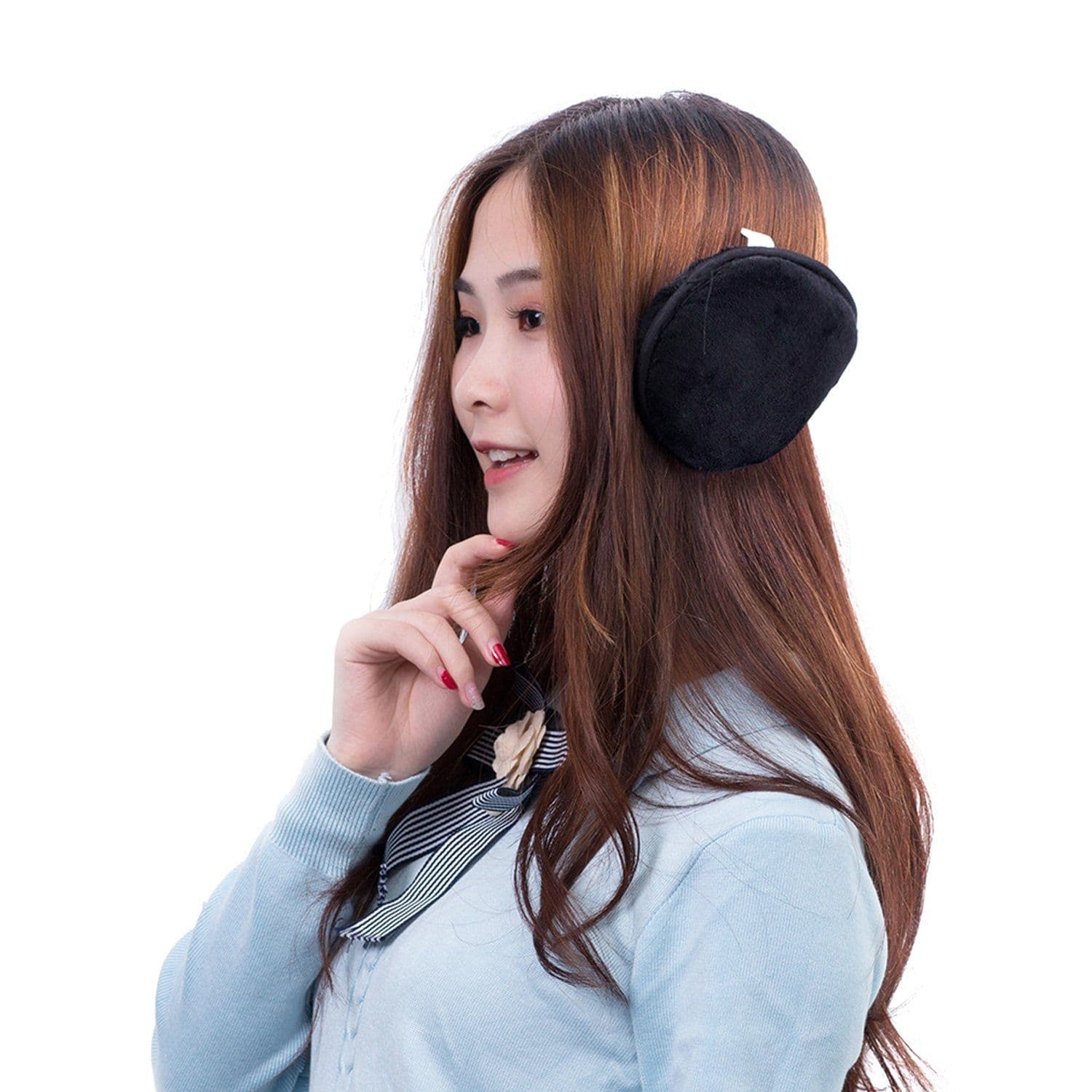 Earmuffs Unisex Classic Fleece Winter Accessory Portable Soft Warm Durable