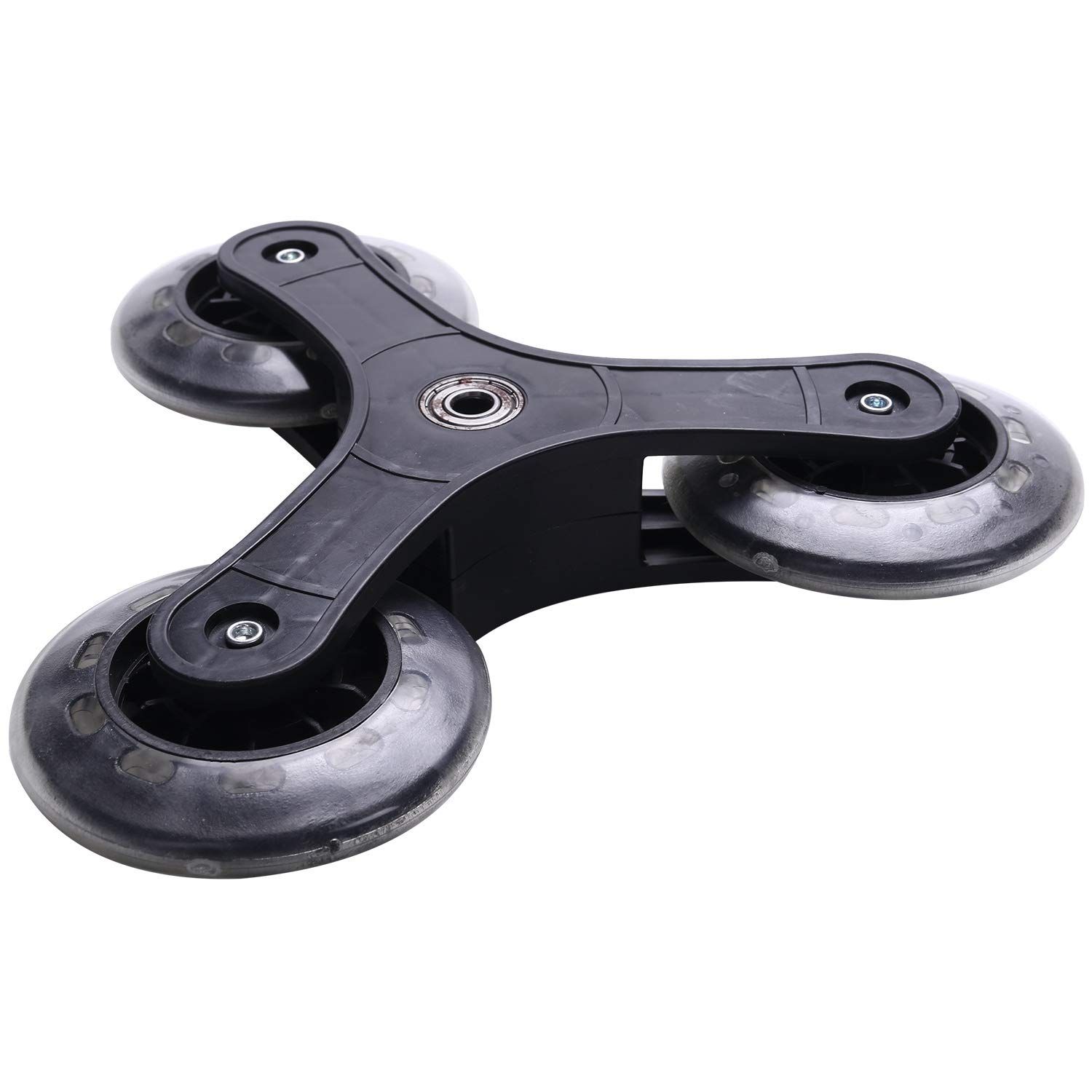 2pcs，Set Black Shopping Cart Trolley Caster Luggage Suitcase Roller Replacement Wheel Pulley Sliding Roller Wheel Accessories