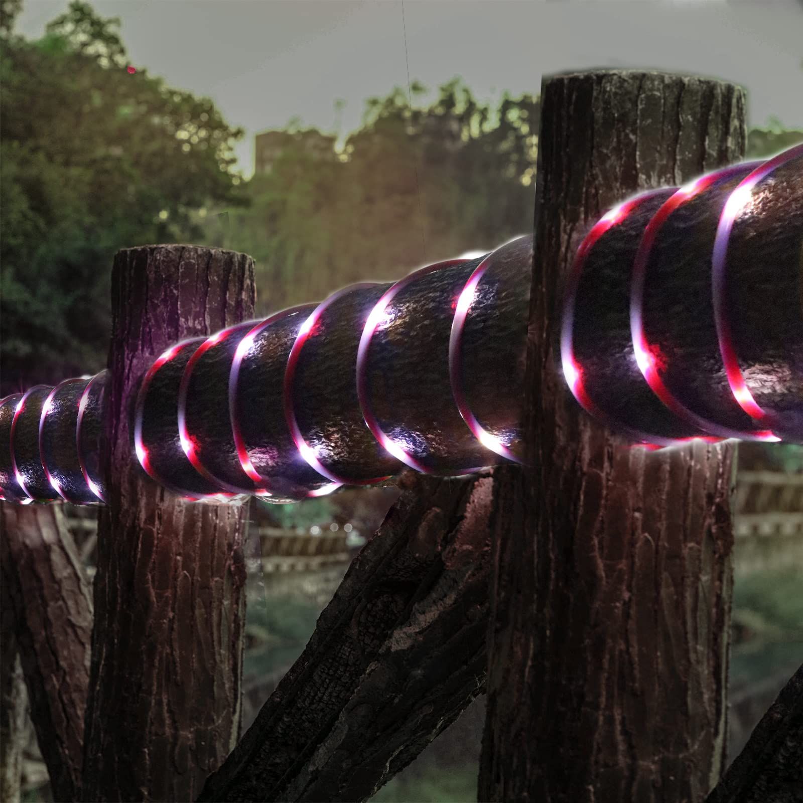 LED solar candy colored tube light outdoor courtyard decoration Christmas decoration PVC copper wire LED light string