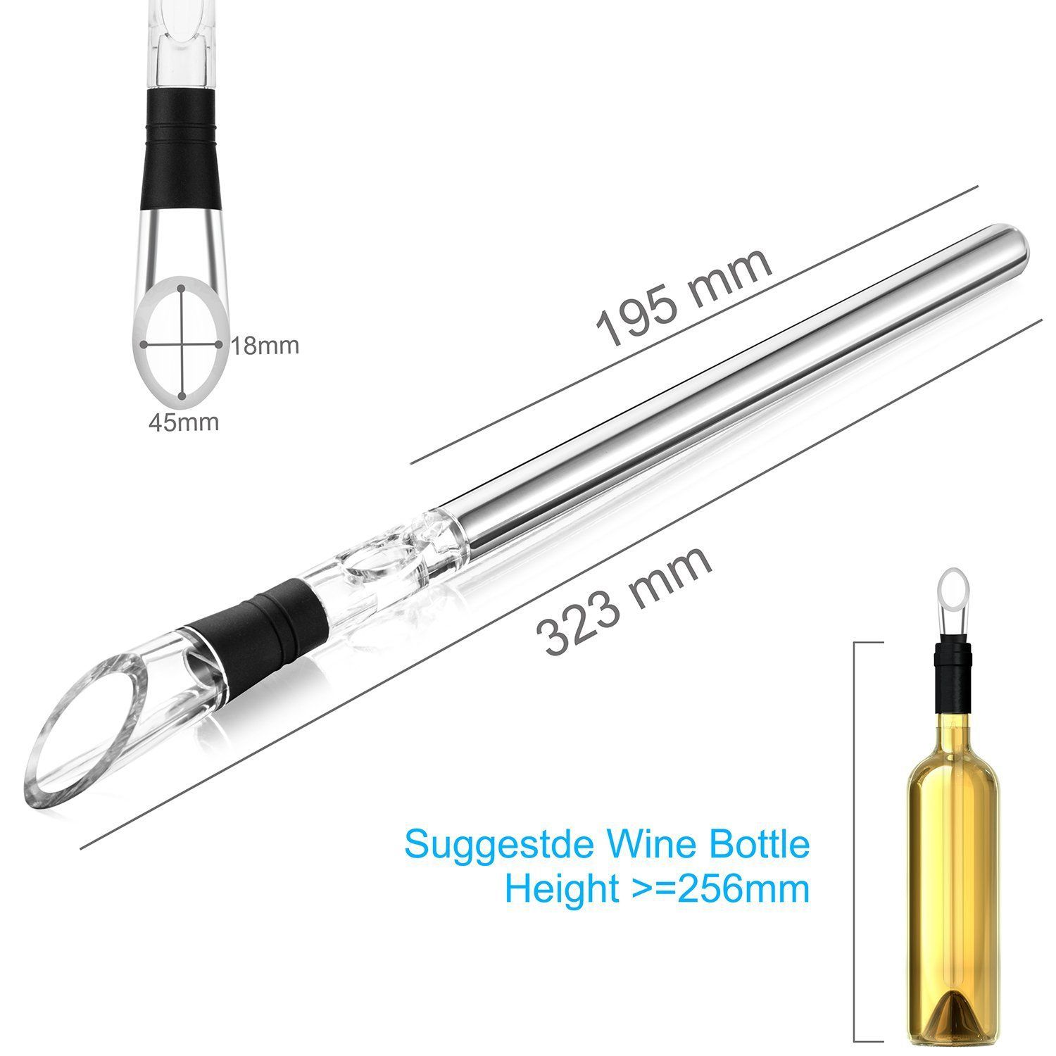 Fast Ice-Free Wine Chillers For Bottles, Suitable For Family Dinners And Ktv Beverage Parties Wine Lovers Gifts For Women