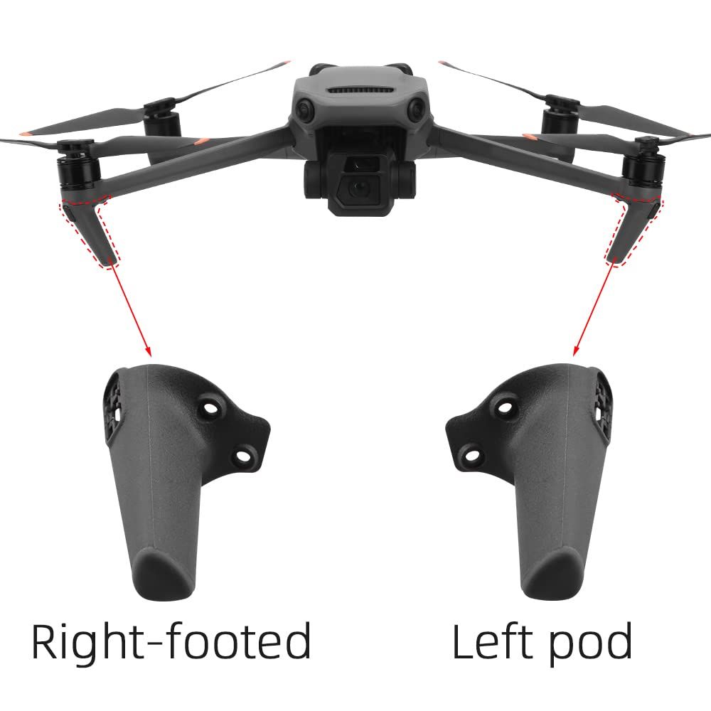 Replacement Leg Landing Gear for Classic Front Left Right Legs Landing Gear Foot Stand Repair Kit (Black)