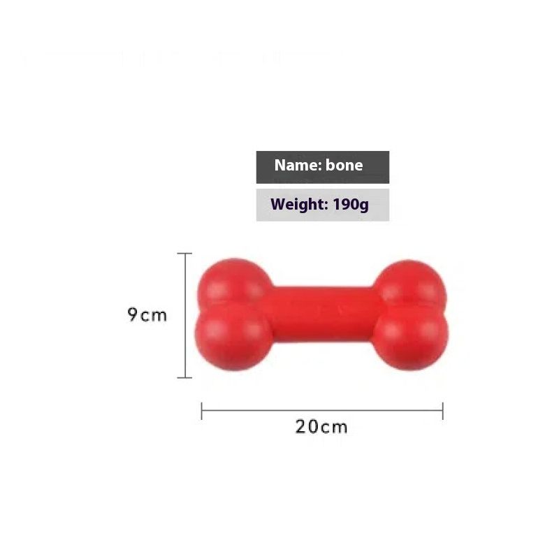 red bone Pup Chew Toy - Bone - Human Pup Play Gear - Food Grade Silicone -A Pet Toy (gnawing and grinding teeth stick)