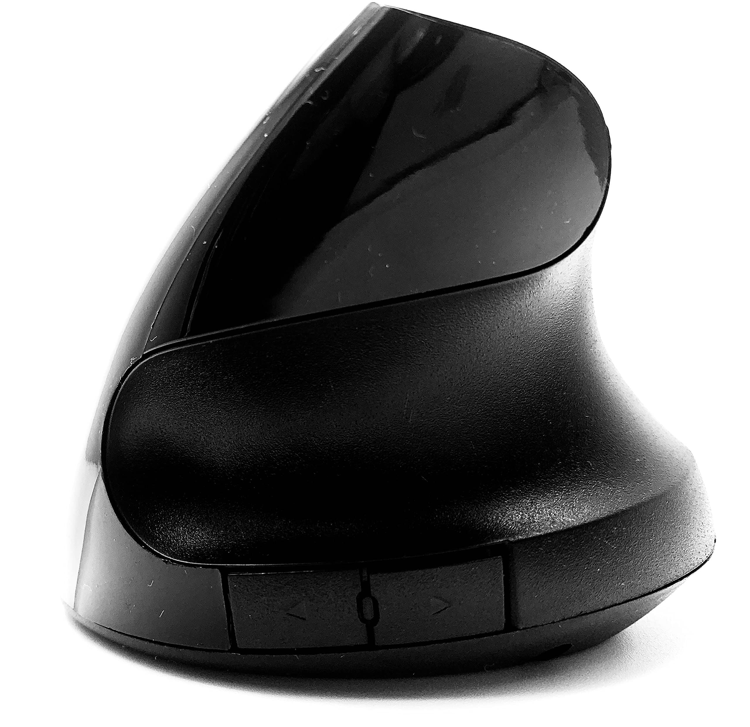 Ergonomic Rechargeable Vertical Wireless Mouse High Value Game Office Vertical Desktop Optical Mouse (Black wireless)