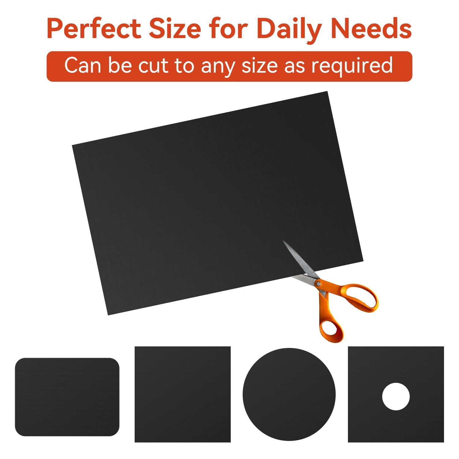 Oven Liners for Bottom of Electric Gas Oven, Reusable Non-Stick Teflon Protector Mat, Heat Resistant Grill Mats Out
