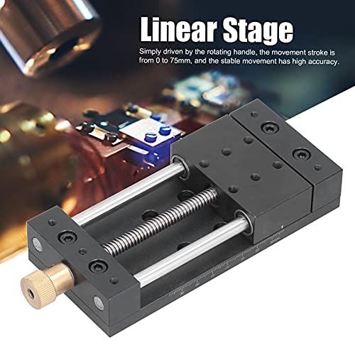 Linear Stage Actuator Aluminium Alloy Sliding Table Linear Actuator with Base Manual Linear Rail Guide for Mechanical Engineering