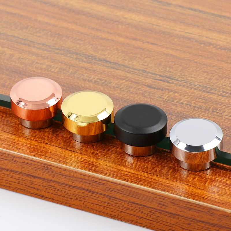 4 Sets Mirror Clip Round Glass Clamps Clips Mirrors Holder Supporting Sheet Hanging Glass Clips for Dresser Bathroom Walls Fixed