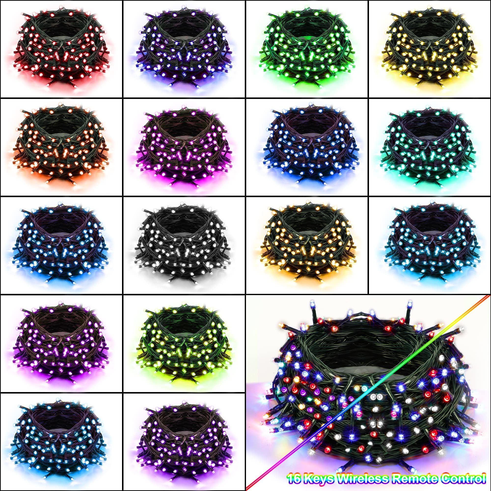 Fairy String Lights,Christmas Lights Lighting Modes,Mini String Lights Plug in for Indoor Outdoor Christmas Tree