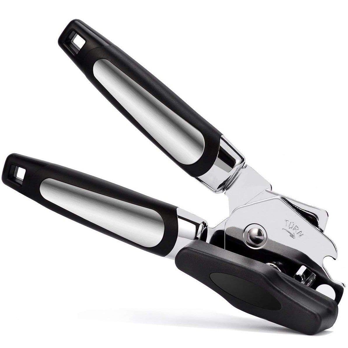 Handheld Strongest Heaviest Duty, Manual Can Opener Ergonomic Designed Comfort Grips, Sharp Cutting Wheel for Smooth Edge Cut