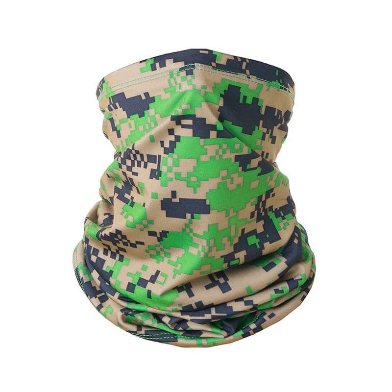 5pc Neck Gaiter Winter Scarf for Men Cold Weather Neck Gaiter with Filter Pocket Face Mask for Outdoor for Women Men