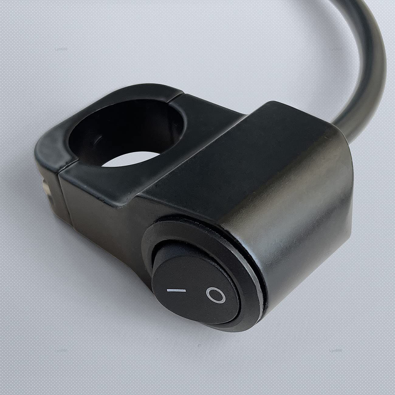 Motorcycle Handlebar Switch Waterproof Handlebar Light Switch Aluminum Alloy Toggle Switch for Motorcycle Bike Scooters