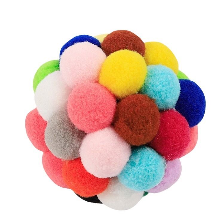 Cat Toys Balls, Soft and Light Wool Interactive Toys, Interactive Cat Toy Balls, Plush Toy Balls for Kitten Training and Play
