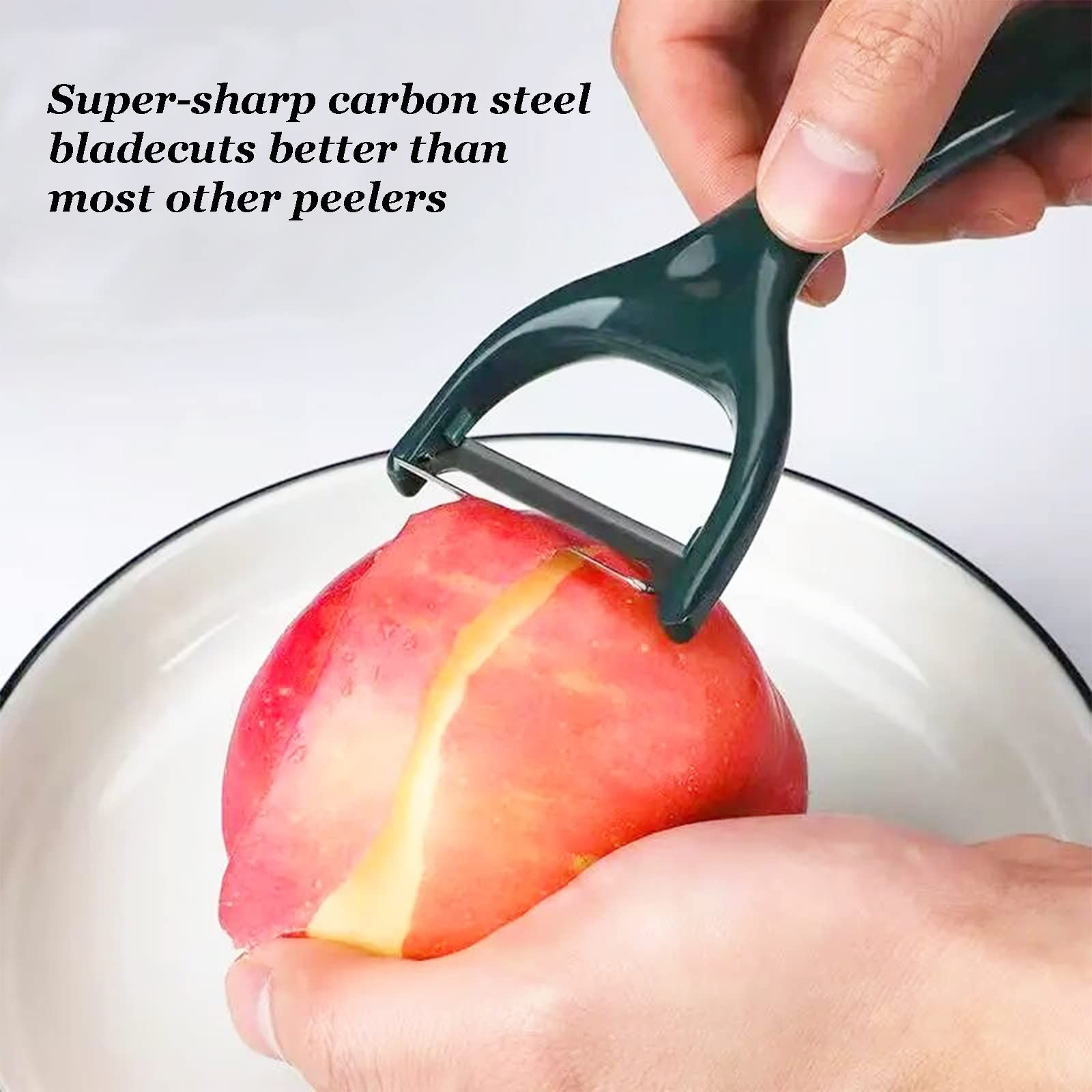 Durable vegetable peeler with anti slip handle and stainless steel sharp blade for fruit peeler, Y-shaped potato peeler